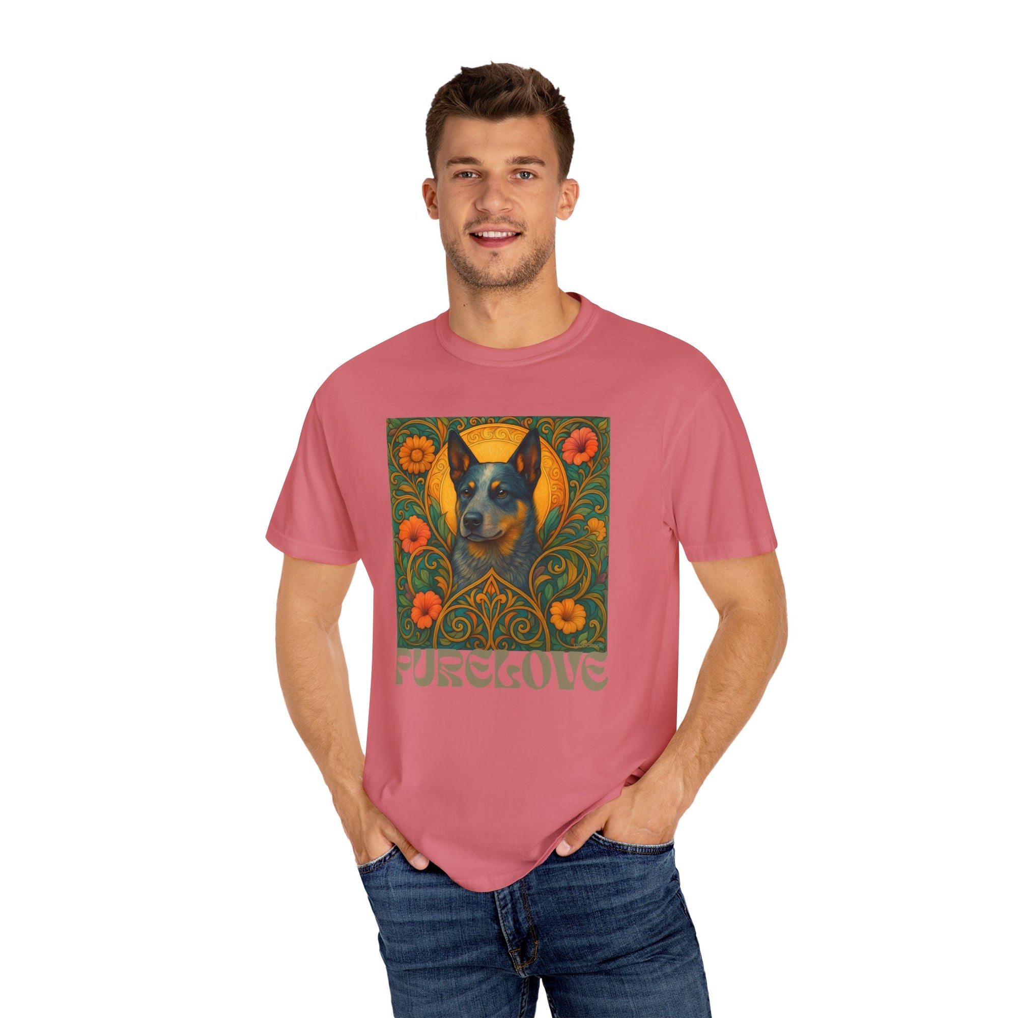 Australian Blue Heeler Vintage Graphic T-Shirt – Unisex Cotton Tee for Dog Lovers