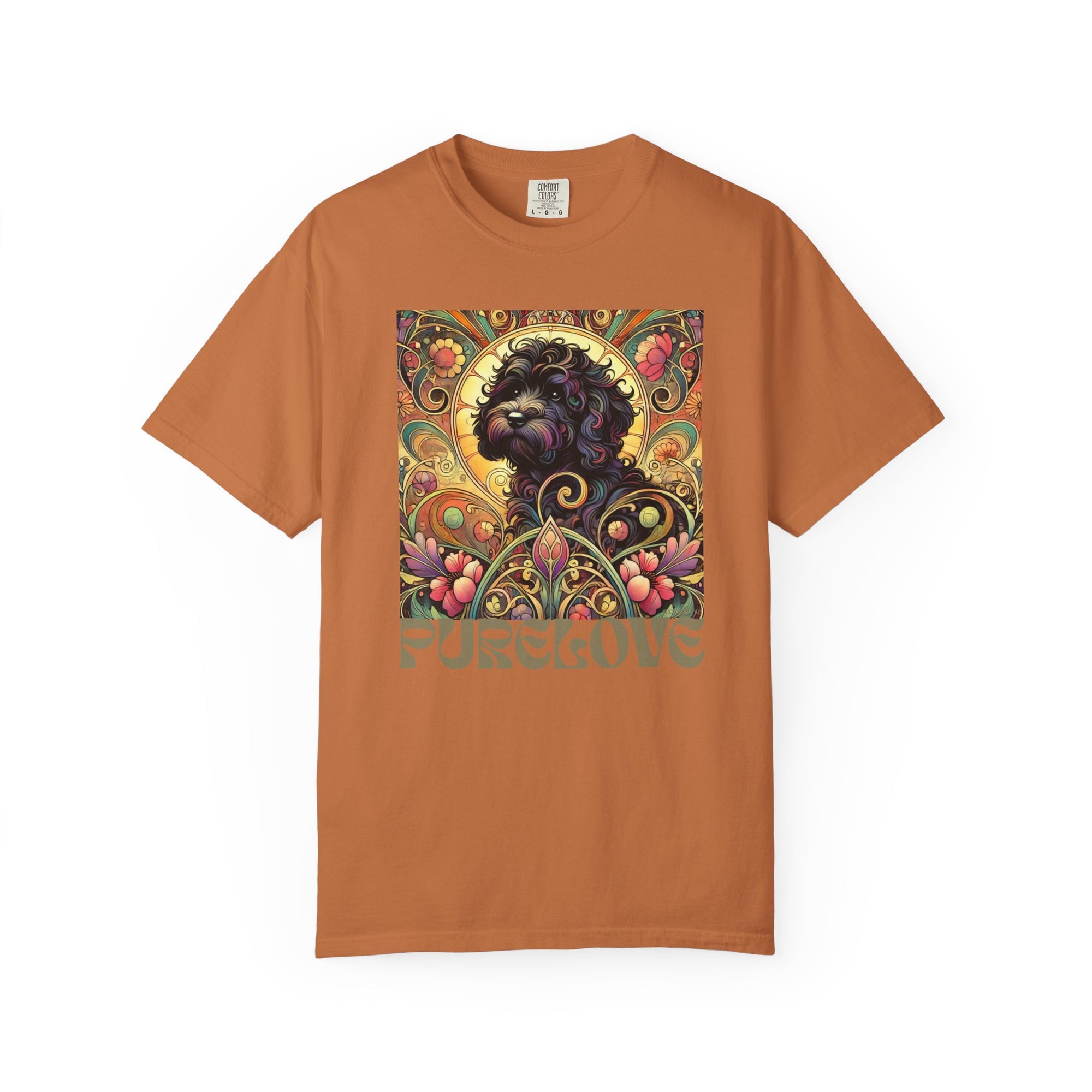 Black Cavoodle/Cockapoo Vintage Graphic T-Shirt – Unisex Cotton Tee for Dog Lovers