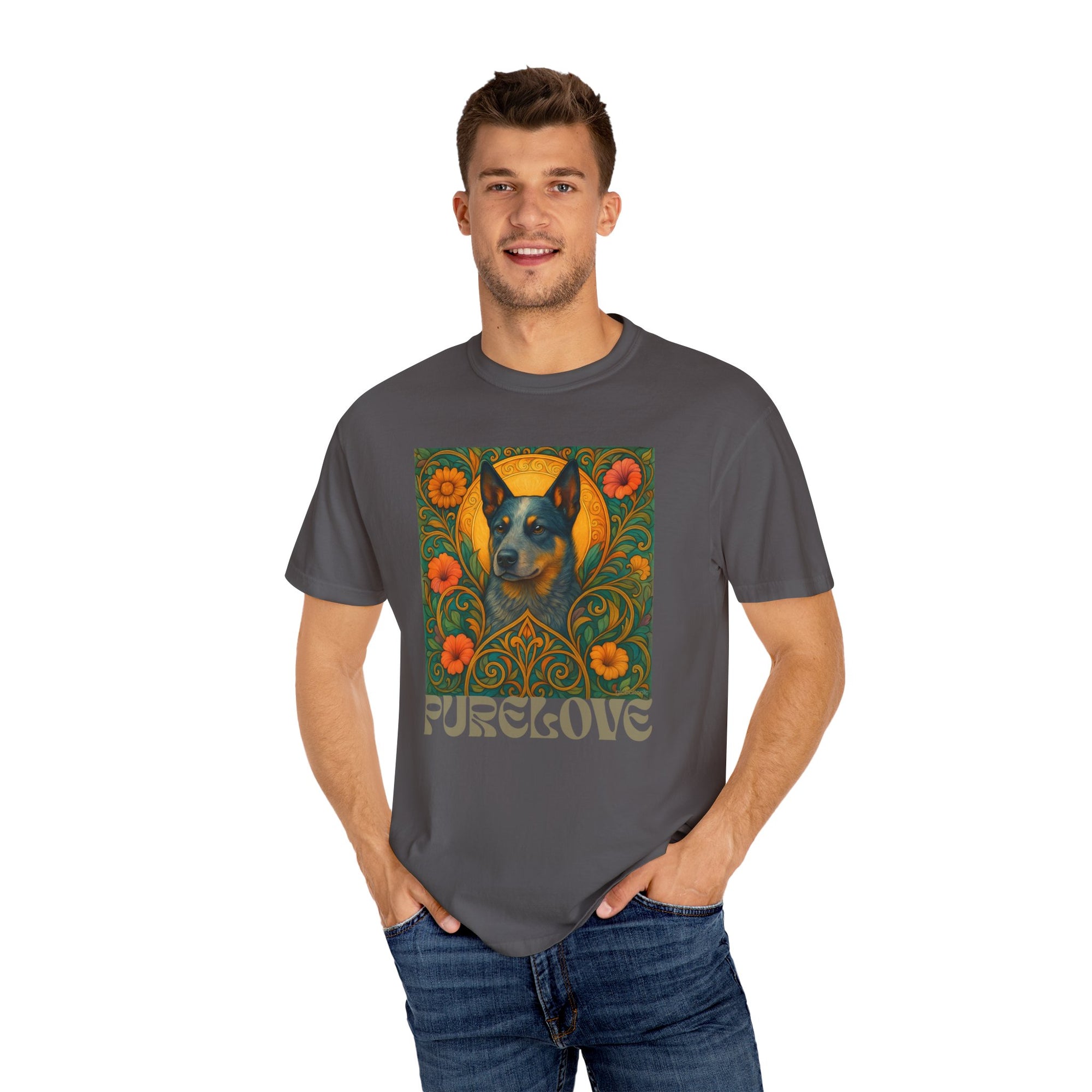 Australian Blue Heeler Vintage Graphic T-Shirt – Unisex Cotton Tee for Dog Lovers