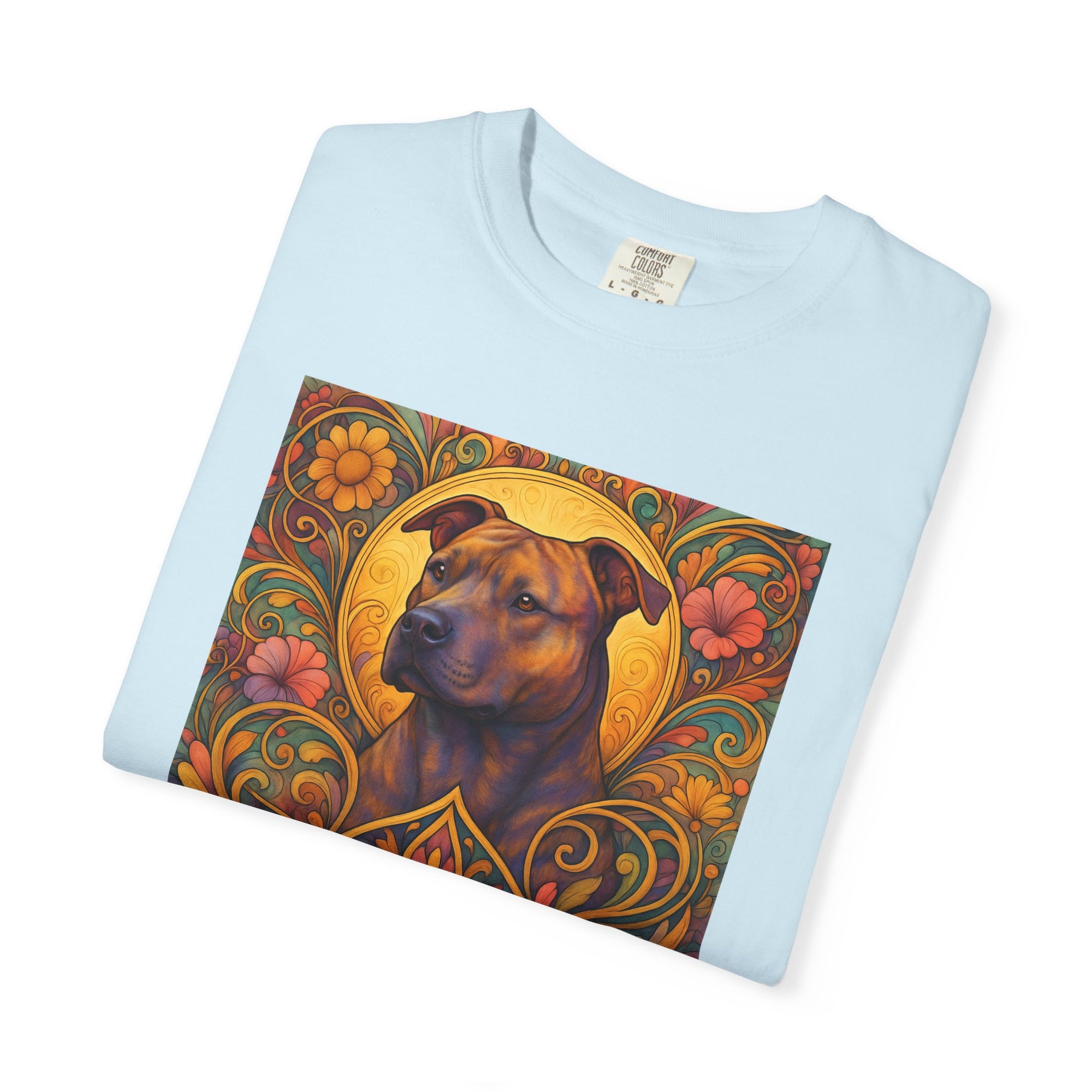 Staffy/Staffordshire Bull Terrier Brindle Vintage Graphic T-Shirt – Unisex Cotton Tee for Dog Lovers