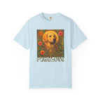 Golden Labrador Vintage Graphic T-shirt - Unisex Cotton Tee for Dog Lovers