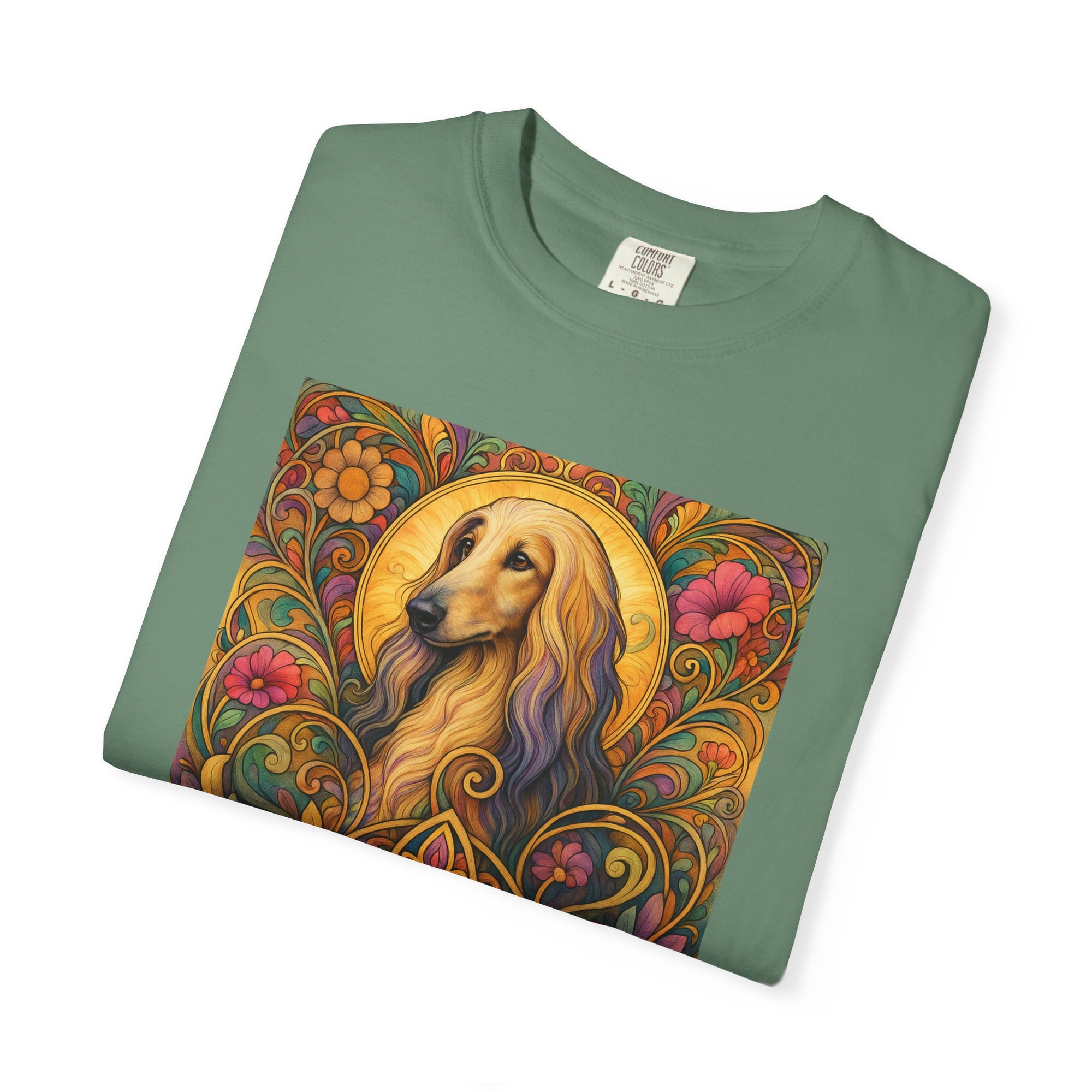 Afghan Vintage Graphic T-Shirt – Unisex Cotton Tee for Dog Lovers