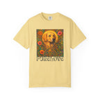 Golden Labrador Vintage Graphic T-shirt - Unisex Cotton Tee for Dog Lovers