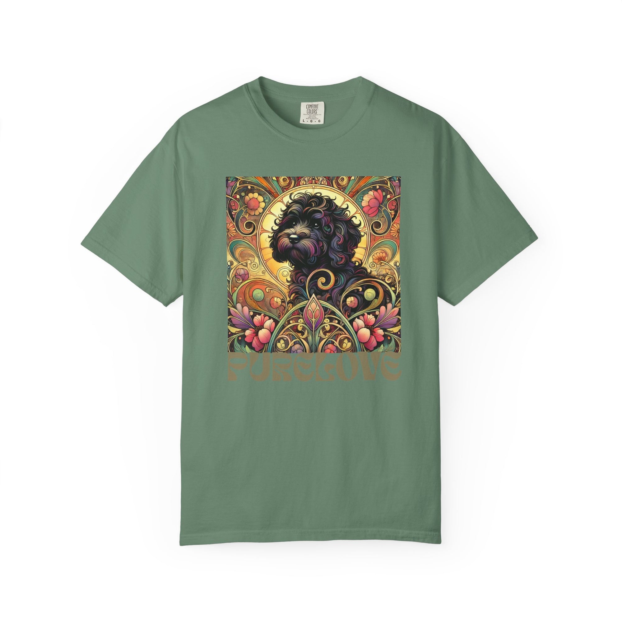 Black Cavoodle/Cockapoo Vintage Graphic T-Shirt – Unisex Cotton Tee for Dog Lovers