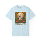 White Poodle Vintage Graphic T-Shirt – Unisex Cotton Tee for Dog Lovers