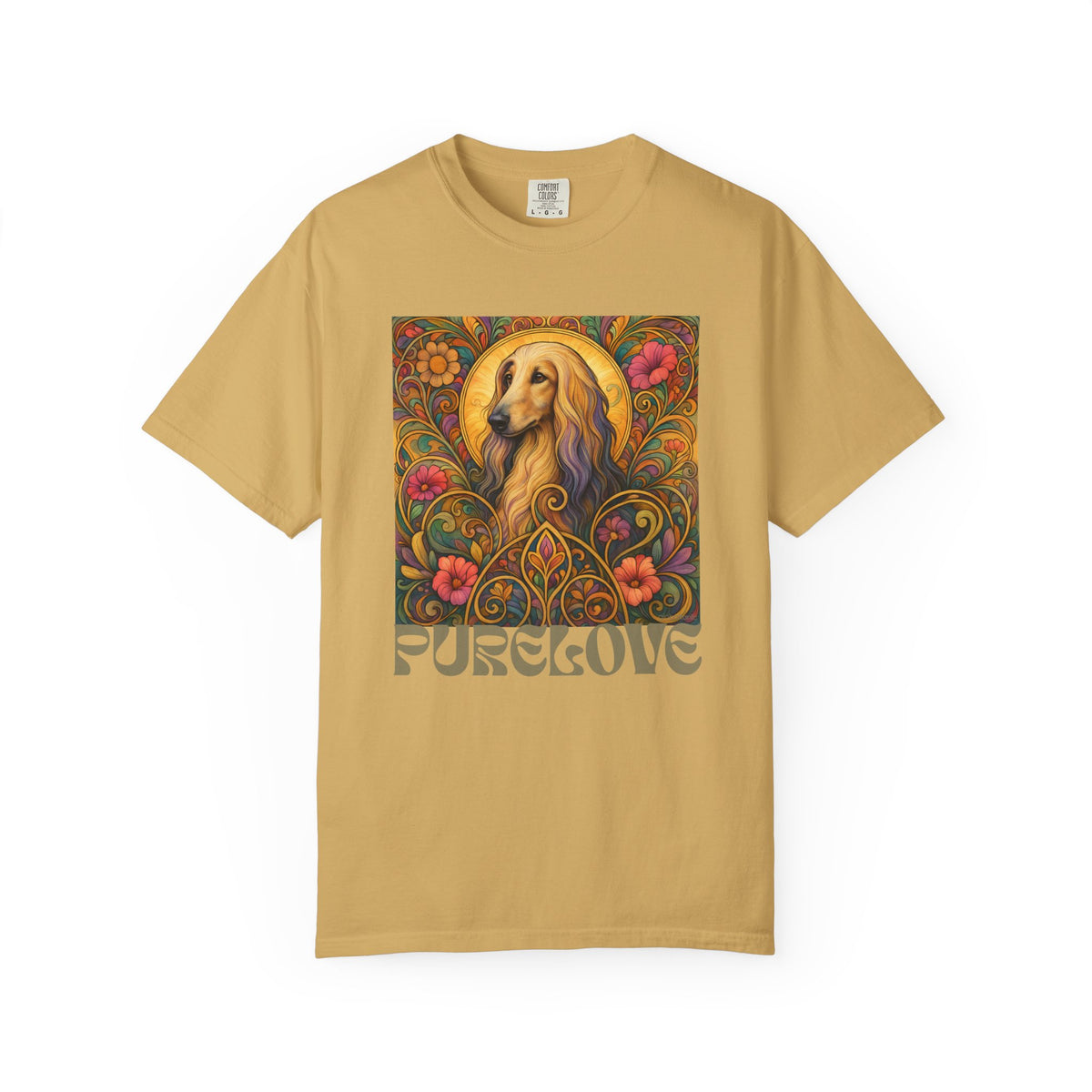 Afghan Vintage Graphic T-Shirt – Unisex Cotton Tee for Dog Lovers
