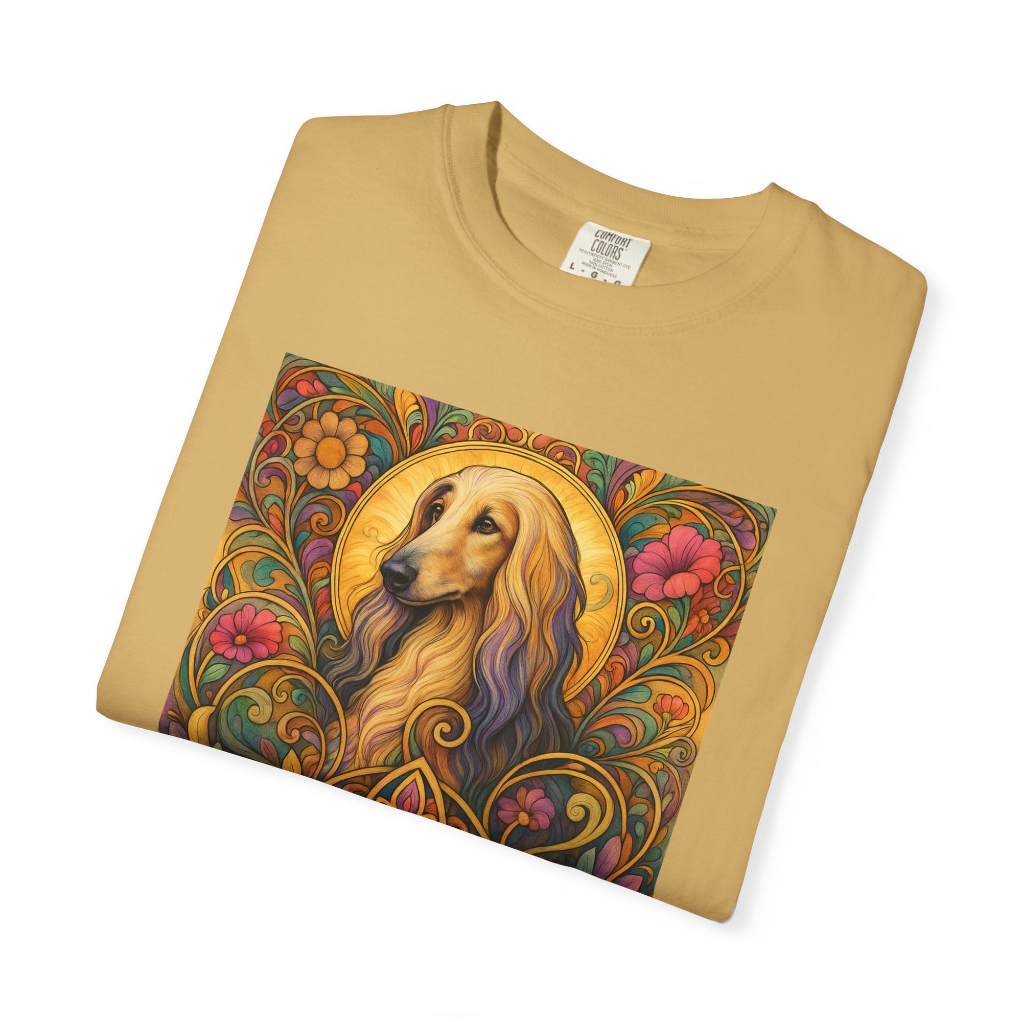 Afghan Vintage Graphic T-Shirt – Unisex Cotton Tee for Dog Lovers