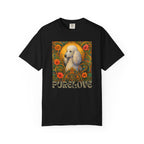 White Poodle Vintage Graphic T-Shirt – Unisex Cotton Tee for Dog Lovers