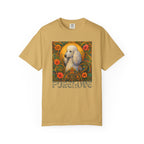 White Poodle Vintage Graphic T-Shirt – Unisex Cotton Tee for Dog Lovers