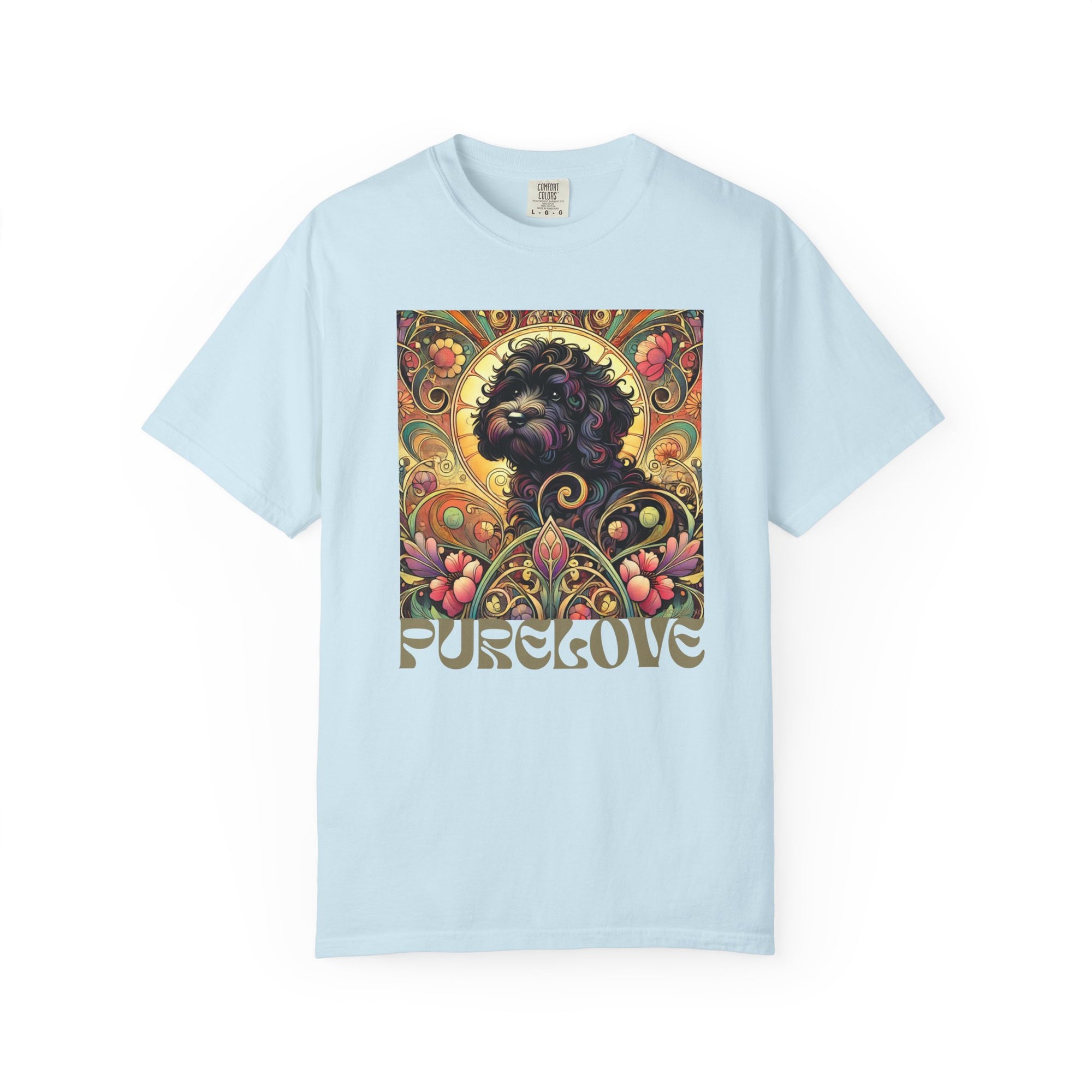 Black Cavoodle/Cockapoo Vintage Graphic T-Shirt – Unisex Cotton Tee for Dog Lovers