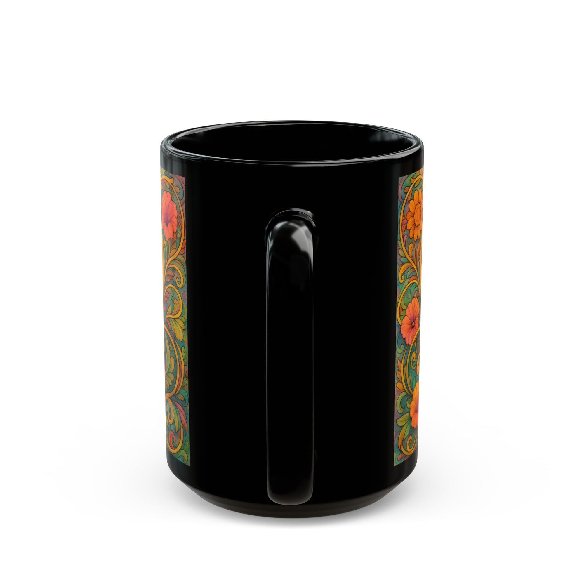 Golden Retriever Dog Lover Black Mug – Vintage Pet Themed Cup for Gifts & Home Decor