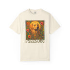 Golden Labrador Vintage Graphic T-shirt - Unisex Cotton Tee for Dog Lovers