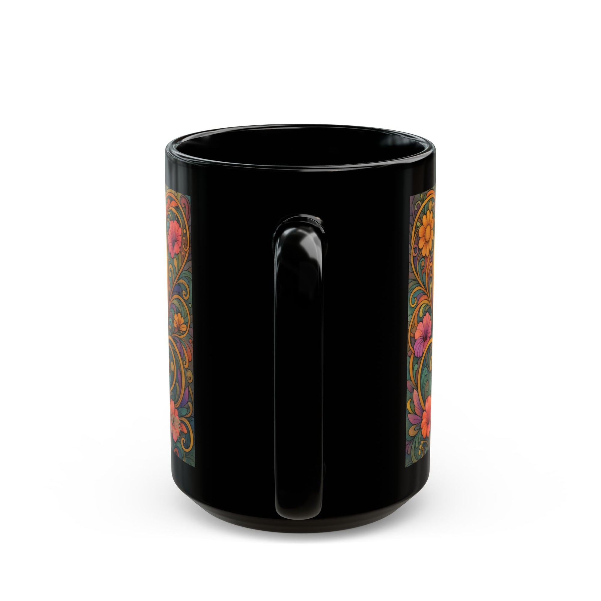 Greyhound Dog Lover Black Mug – Vintage Pet Themed Cup for Gifts & Home Decor