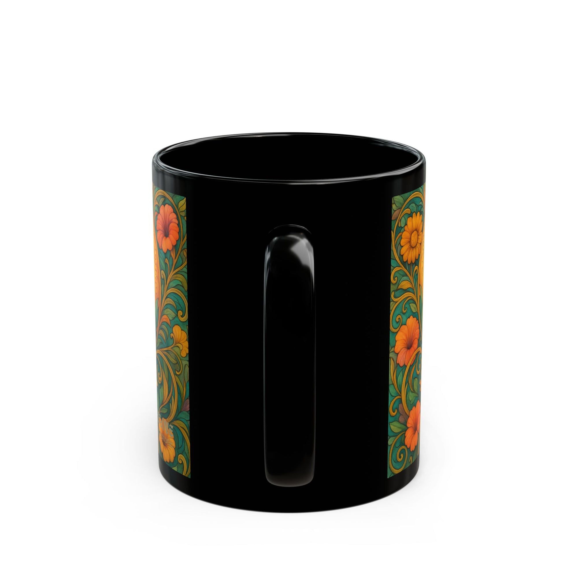 Blue Heeler Cattle Dog Lover Black Mug – Vintage Pet-Themed Cup for Birthdays & Home Decor