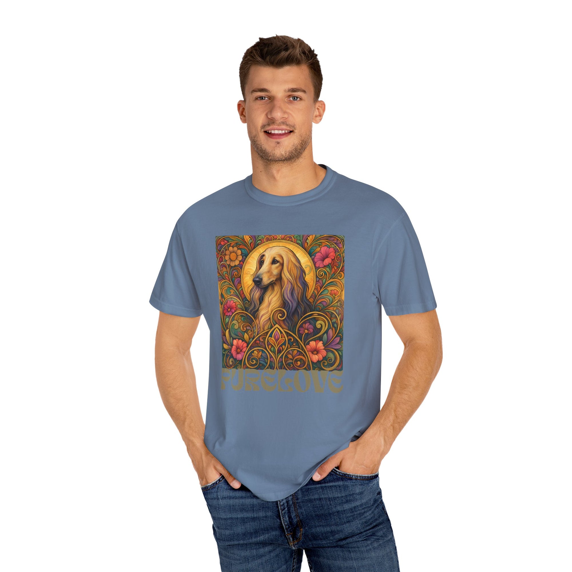 Afghan Vintage Graphic T-Shirt – Unisex Cotton Tee for Dog Lovers