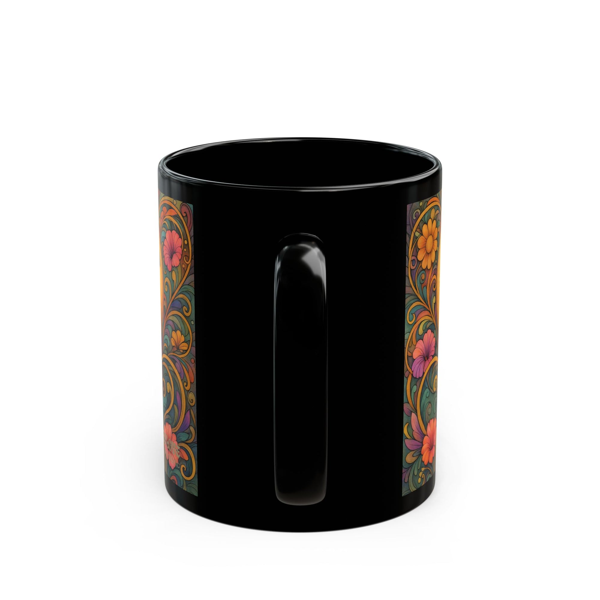 Greyhound Dog Lover Black Mug – Vintage Pet Themed Cup for Gifts & Home Decor