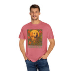 Golden Labrador Vintage Graphic T-shirt - Unisex Cotton Tee for Dog Lovers