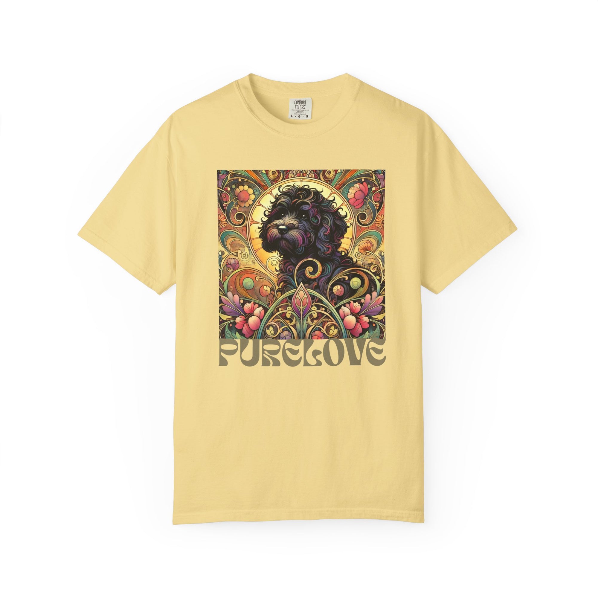 Black Cavoodle/Cockapoo Vintage Graphic T-Shirt – Unisex Cotton Tee for Dog Lovers