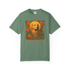 Golden Labrador Vintage Graphic T-shirt - Unisex Cotton Tee for Dog Lovers