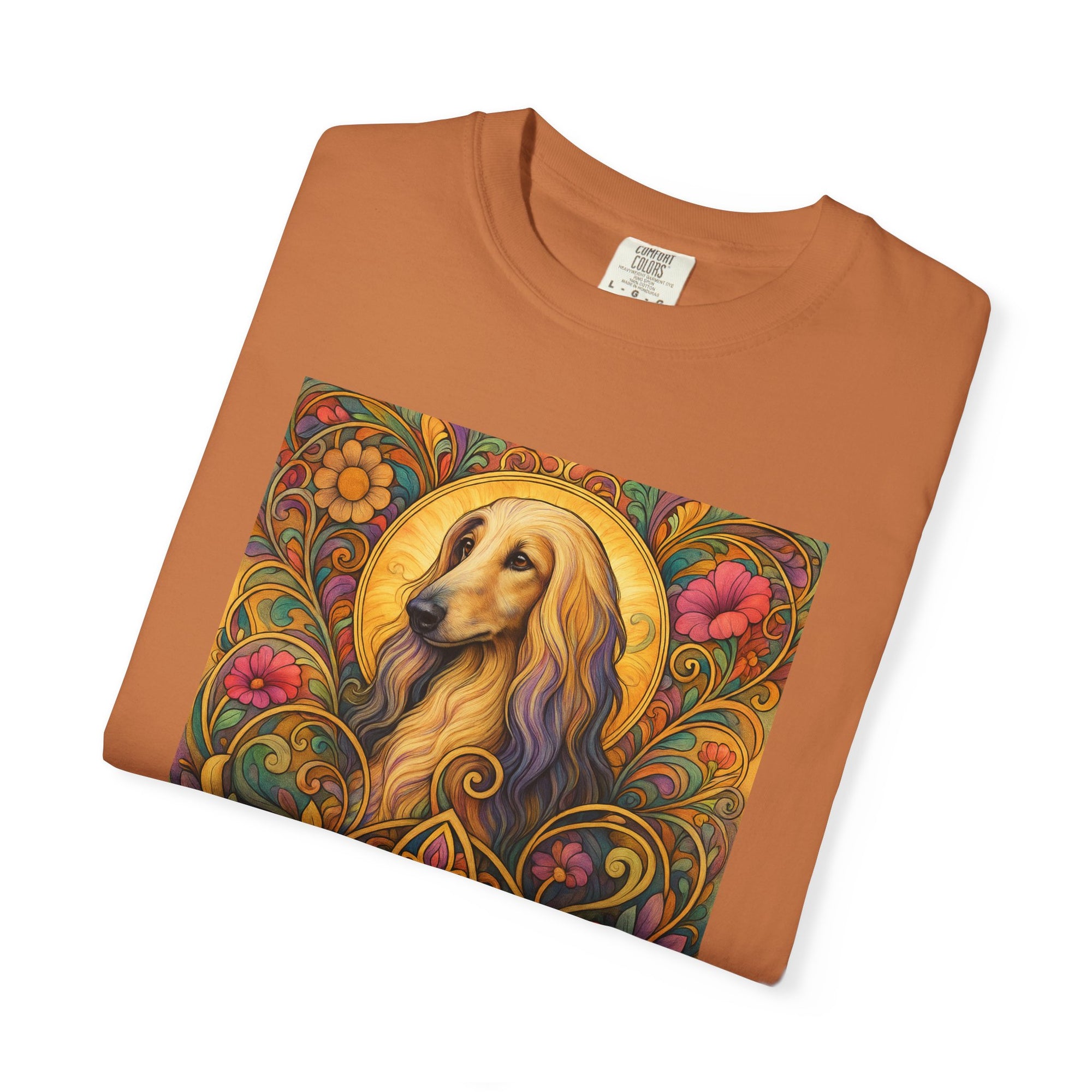 Afghan Vintage Graphic T-Shirt – Unisex Cotton Tee for Dog Lovers