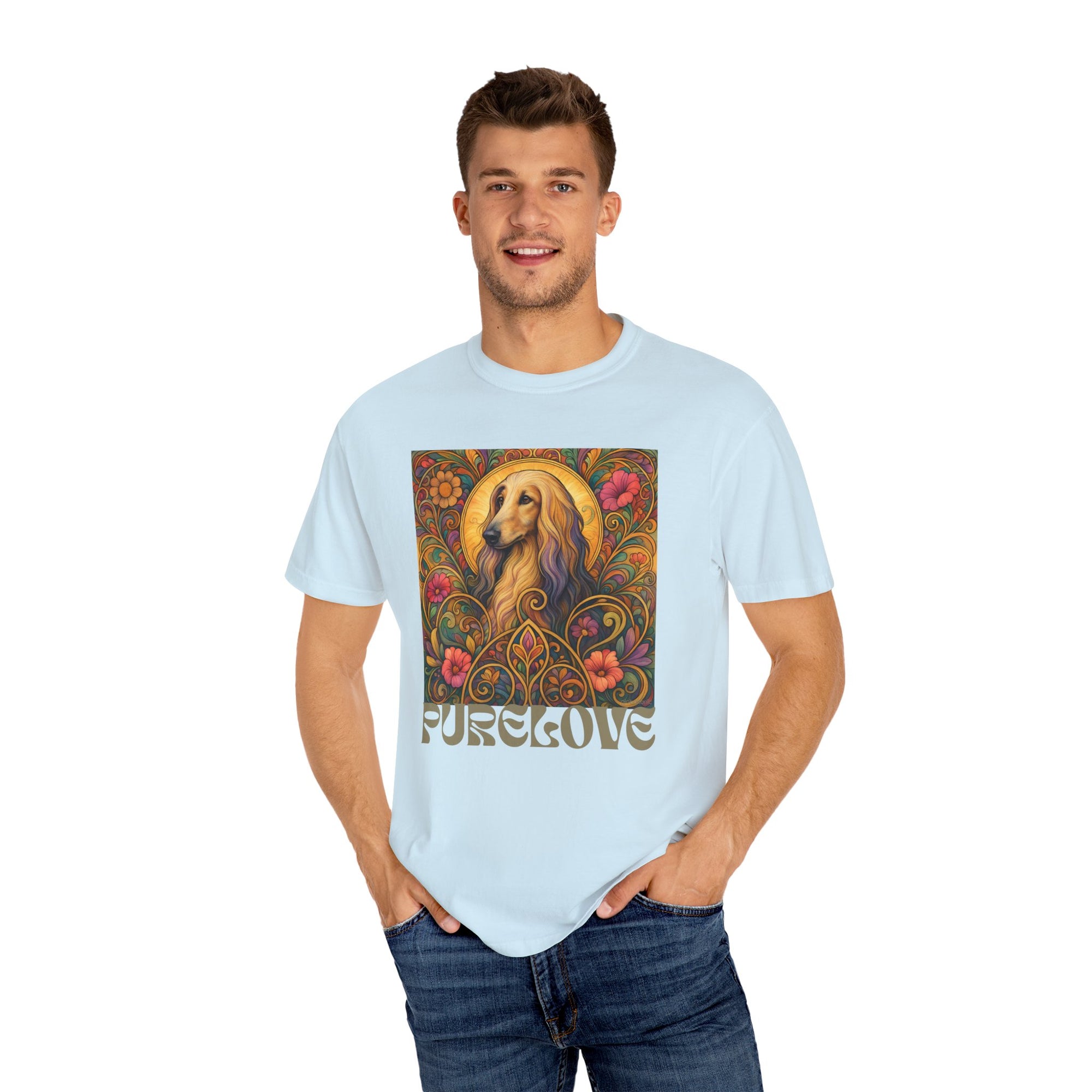 Afghan Vintage Graphic T-Shirt – Unisex Cotton Tee for Dog Lovers