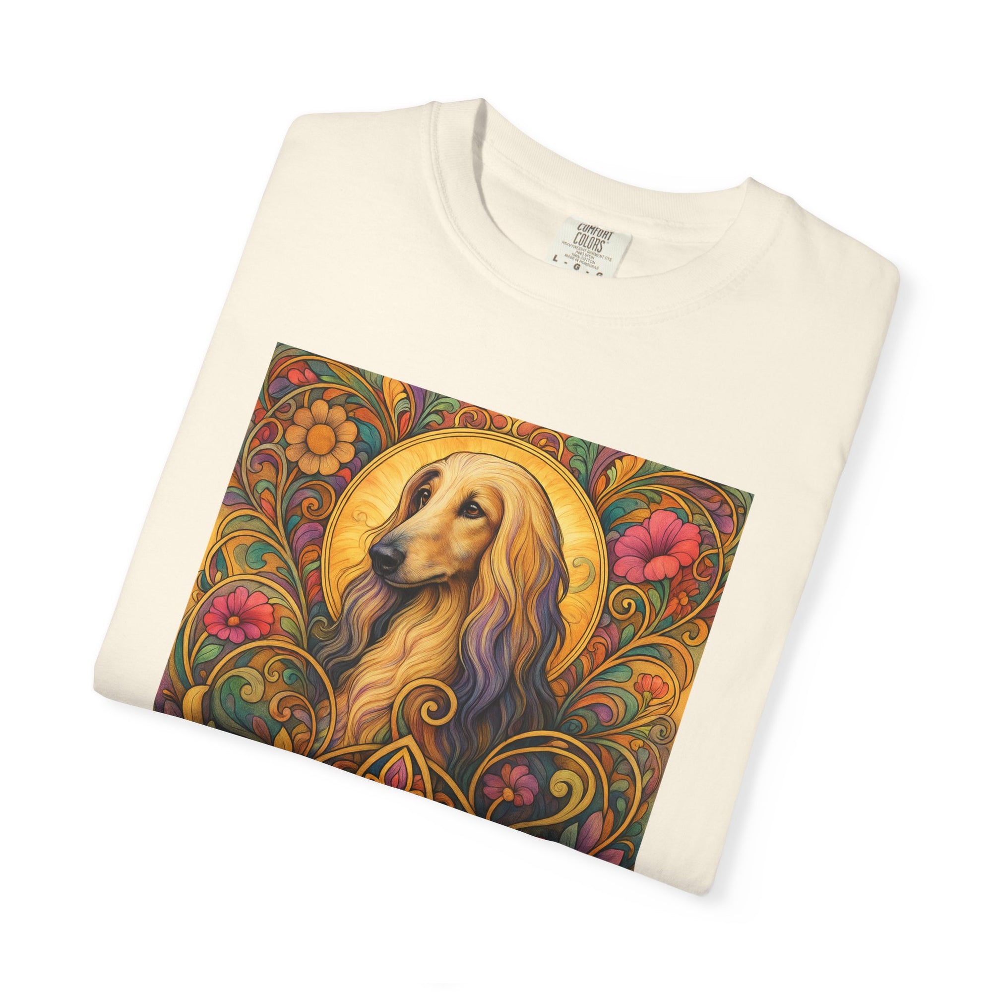 Afghan Vintage Graphic T-Shirt – Unisex Cotton Tee for Dog Lovers