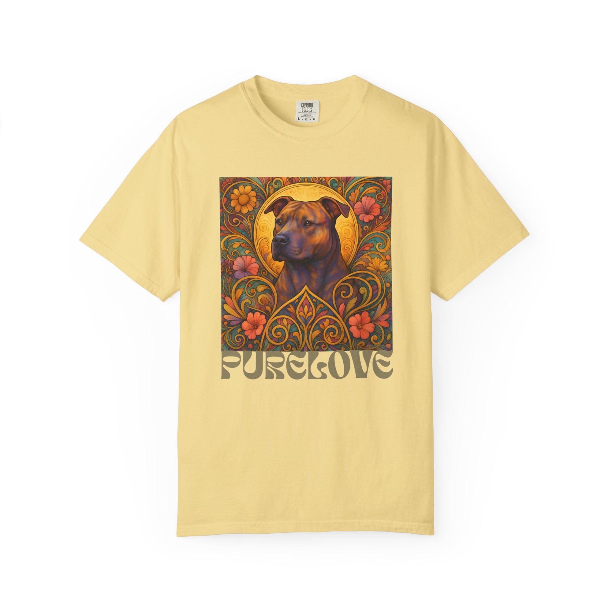 Staffy/Staffordshire Bull Terrier Brindle Vintage Graphic T-Shirt – Unisex Cotton Tee for Dog Lovers