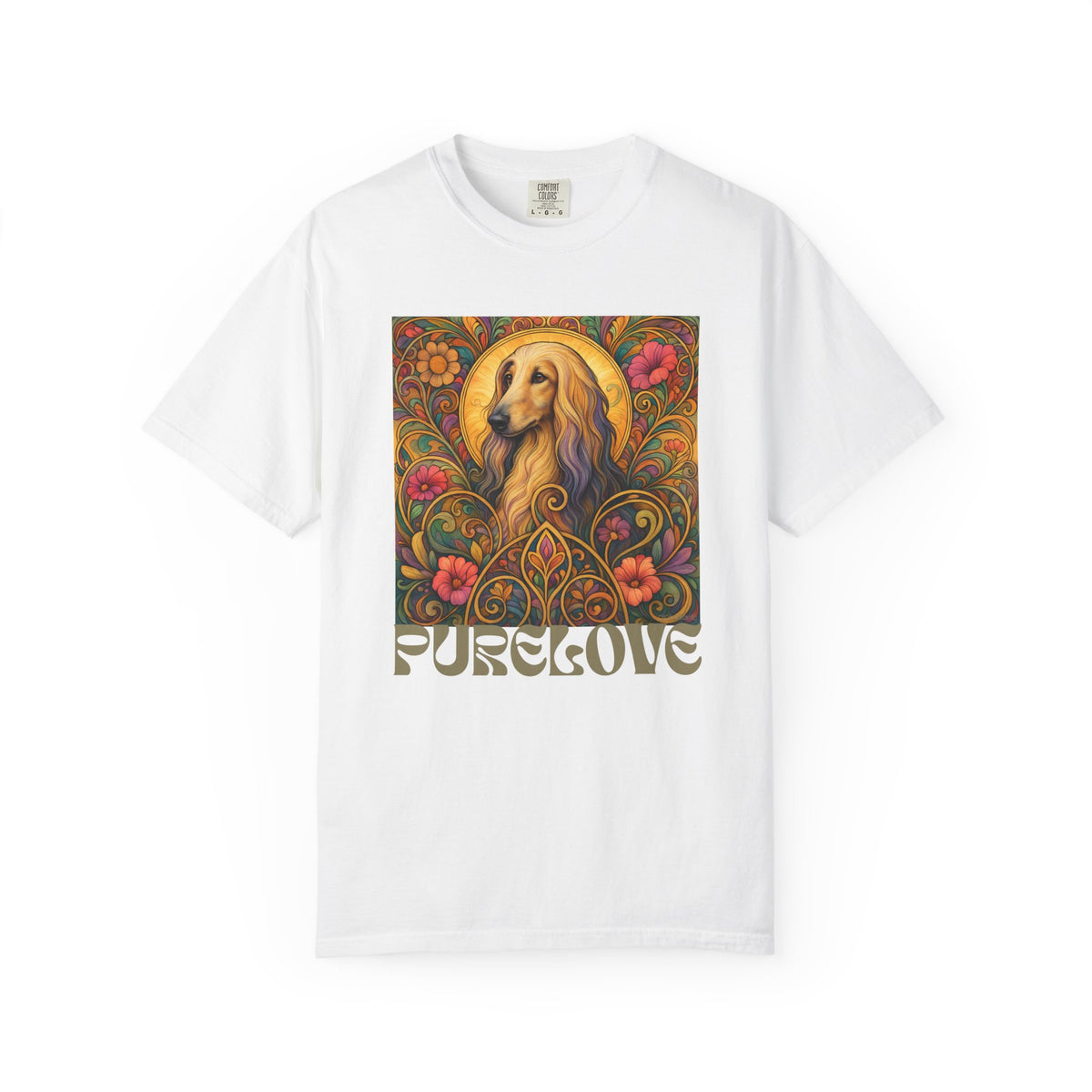 Afghan Vintage Graphic T-Shirt – Unisex Cotton Tee for Dog Lovers