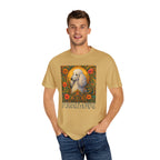 White Poodle Vintage Graphic T-Shirt – Unisex Cotton Tee for Dog Lovers