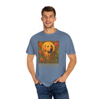 Golden Labrador Vintage Graphic T-shirt - Unisex Cotton Tee for Dog Lovers
