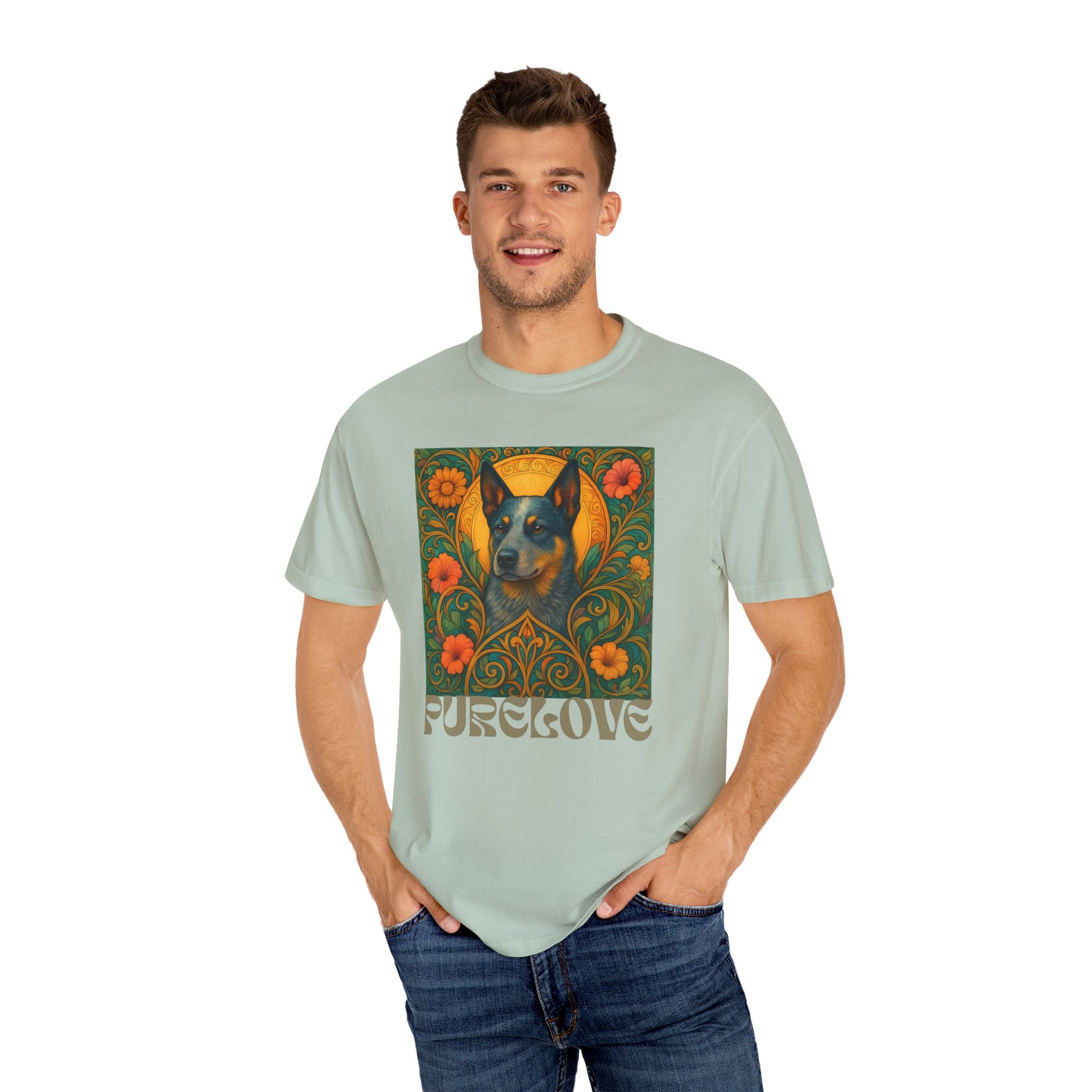 Australian Blue Heeler Vintage Graphic T-Shirt – Unisex Cotton Tee for Dog Lovers