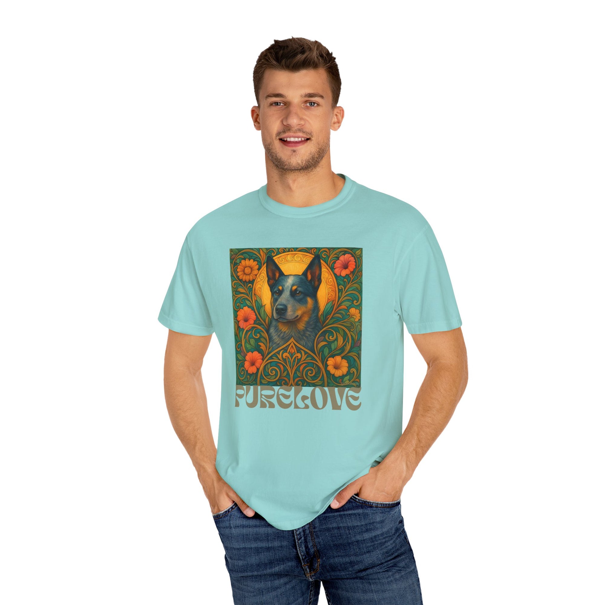 Australian Blue Heeler Vintage Graphic T-Shirt – Unisex Cotton Tee for Dog Lovers