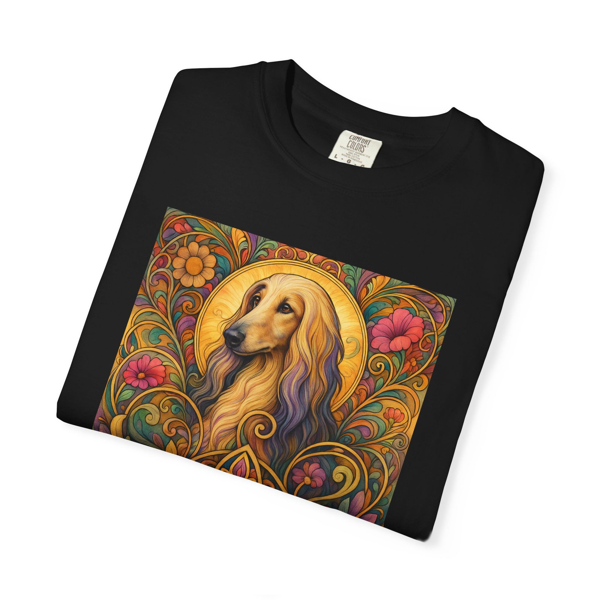 Afghan Vintage Graphic T-Shirt – Unisex Cotton Tee for Dog Lovers