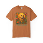 Golden Labrador Vintage Graphic T-shirt - Unisex Cotton Tee for Dog Lovers