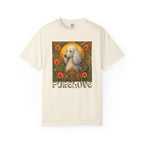 White Poodle Vintage Graphic T-Shirt – Unisex Cotton Tee for Dog Lovers