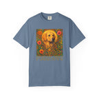 Golden Labrador Vintage Graphic T-shirt - Unisex Cotton Tee for Dog Lovers