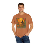 Golden Labrador Vintage Graphic T-shirt - Unisex Cotton Tee for Dog Lovers