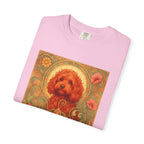 Strawberry Cockapoo/Cavoodle Vintage Graphic T-shirt -Unisex Cotton Tee for Dog Lovers
