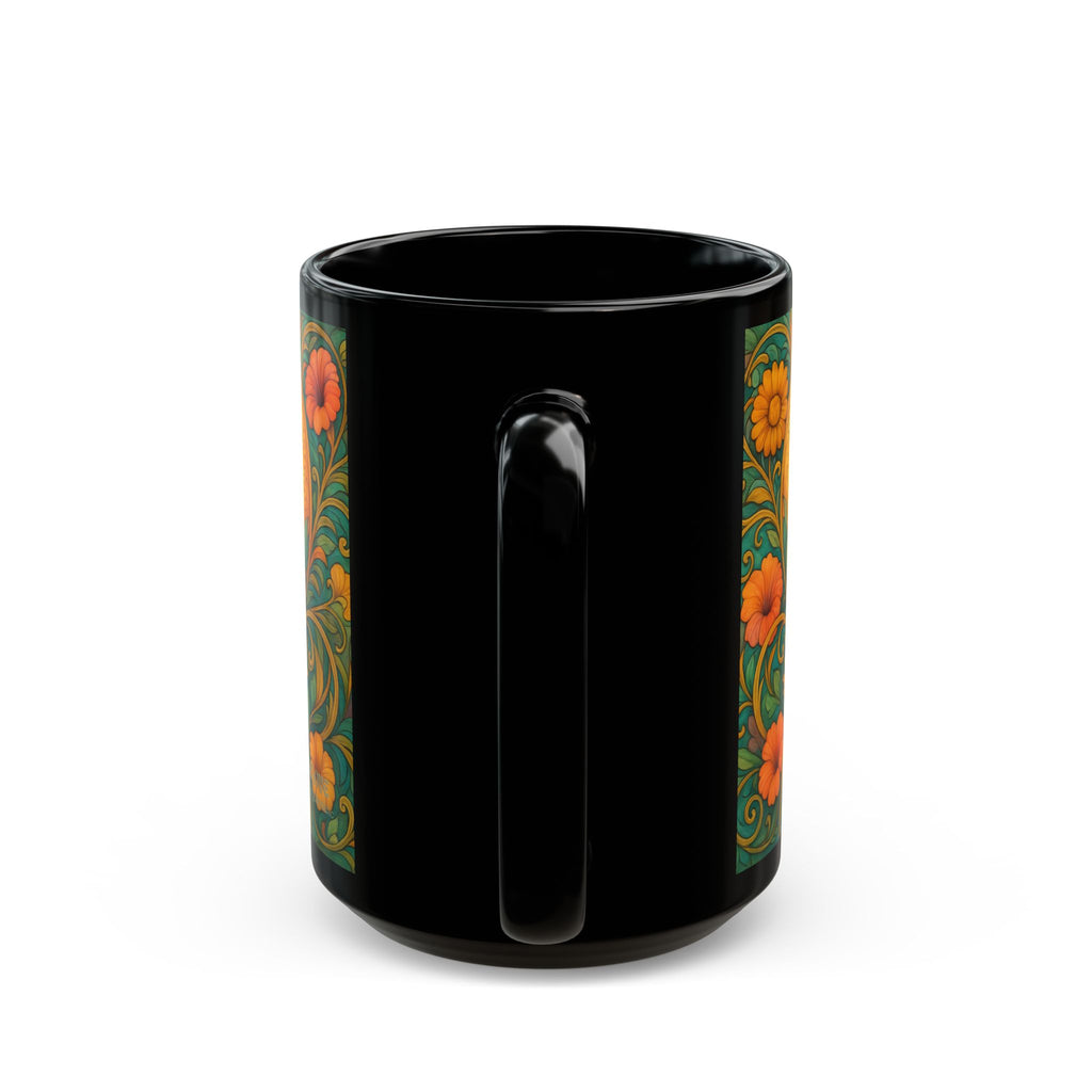 Blue Heeler Cattle Dog Lover Black Mug – Vintage Pet-Themed Cup for Birthdays & Home Decor