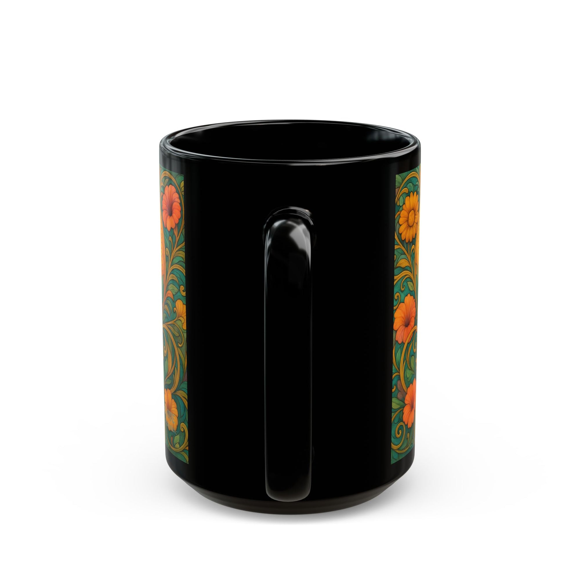 Blue Heeler Cattle Dog Lover Black Mug – Vintage Pet-Themed Cup for Birthdays & Home Decor