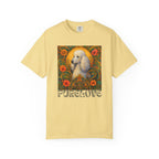 White Poodle Vintage Graphic T-Shirt – Unisex Cotton Tee for Dog Lovers