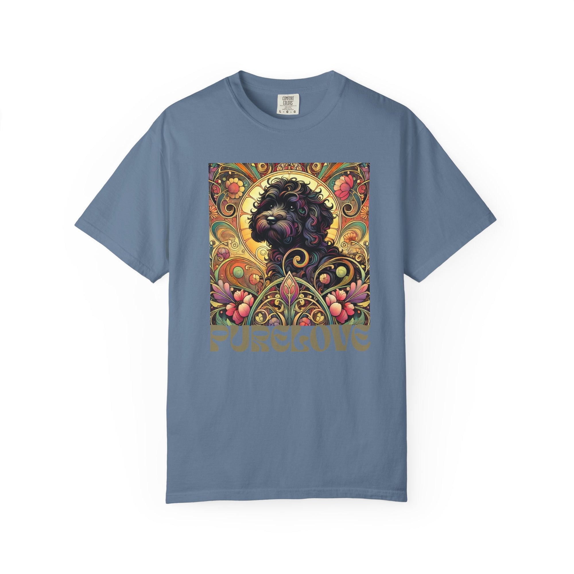 Black Cavoodle/Cockapoo Vintage Graphic T-Shirt – Unisex Cotton Tee for Dog Lovers