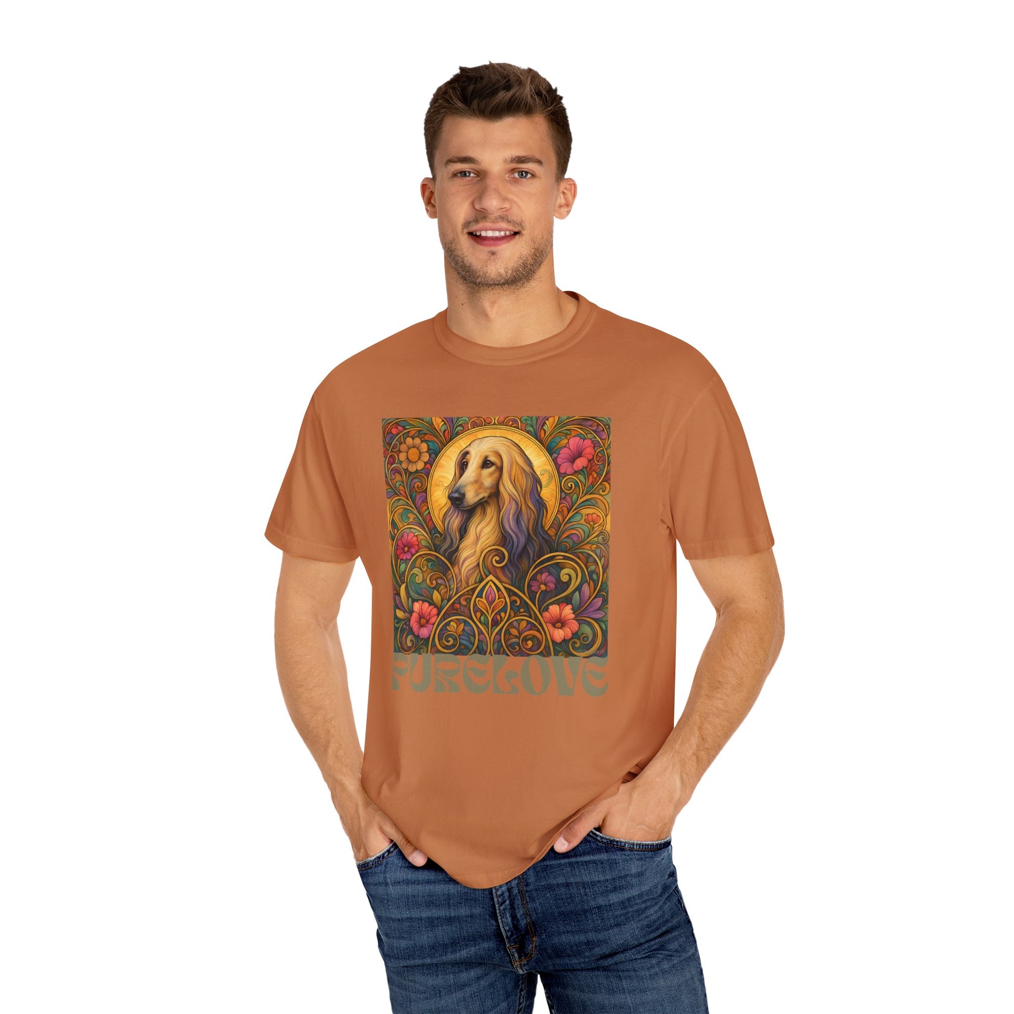 Afghan Vintage Graphic T-Shirt – Unisex Cotton Tee for Dog Lovers