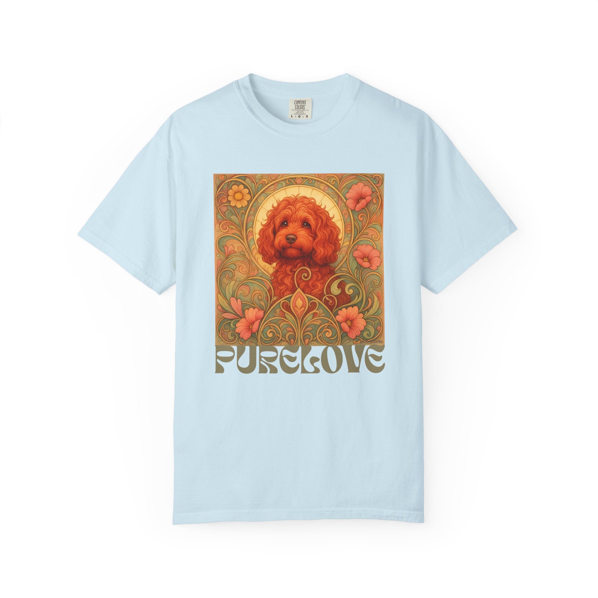 Strawberry Cockapoo/Cavoodle Vintage Graphic T-shirt -Unisex Cotton Tee for Dog Lovers