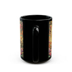Black Cavoodle Cockapoo Dog Lover Black Mug – Vintage Pet Themed Cup for Gifts & Home Decor