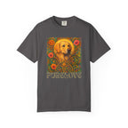 Golden Labrador Vintage Graphic T-shirt - Unisex Cotton Tee for Dog Lovers