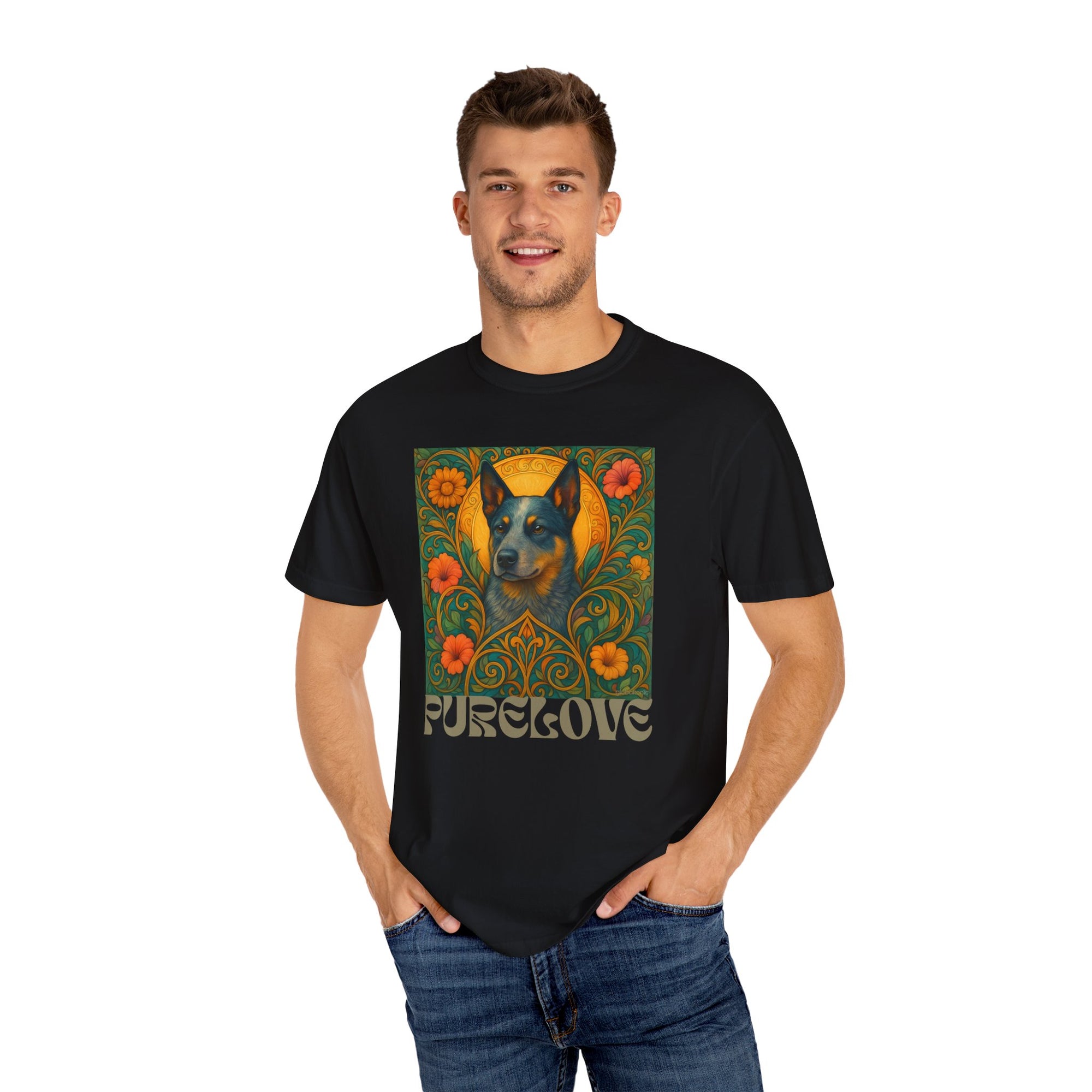 Australian Blue Heeler Vintage Graphic T-Shirt – Unisex Cotton Tee for Dog Lovers
