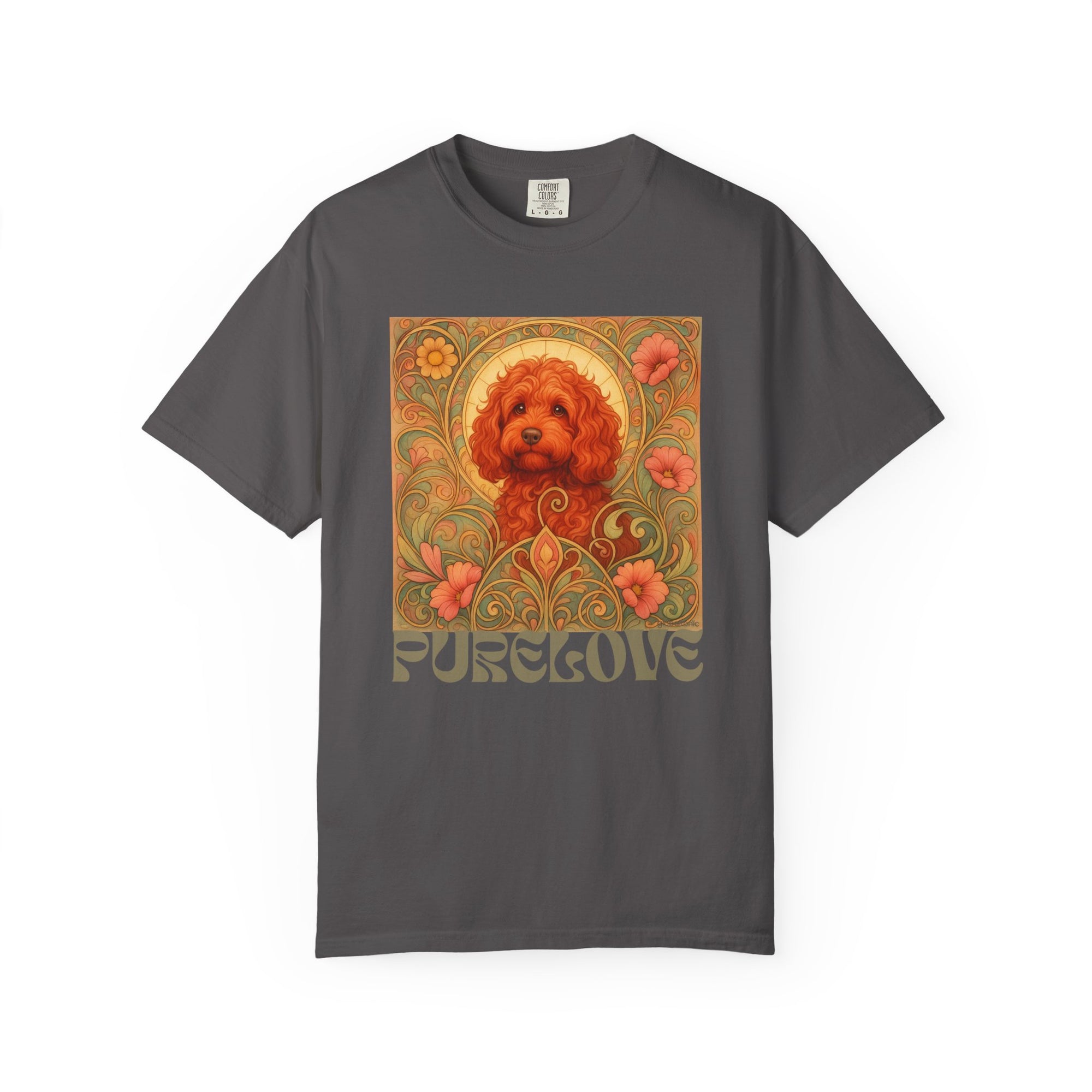 Strawberry Cockapoo/Cavoodle Vintage Graphic T-shirt -Unisex Cotton Tee for Dog Lovers