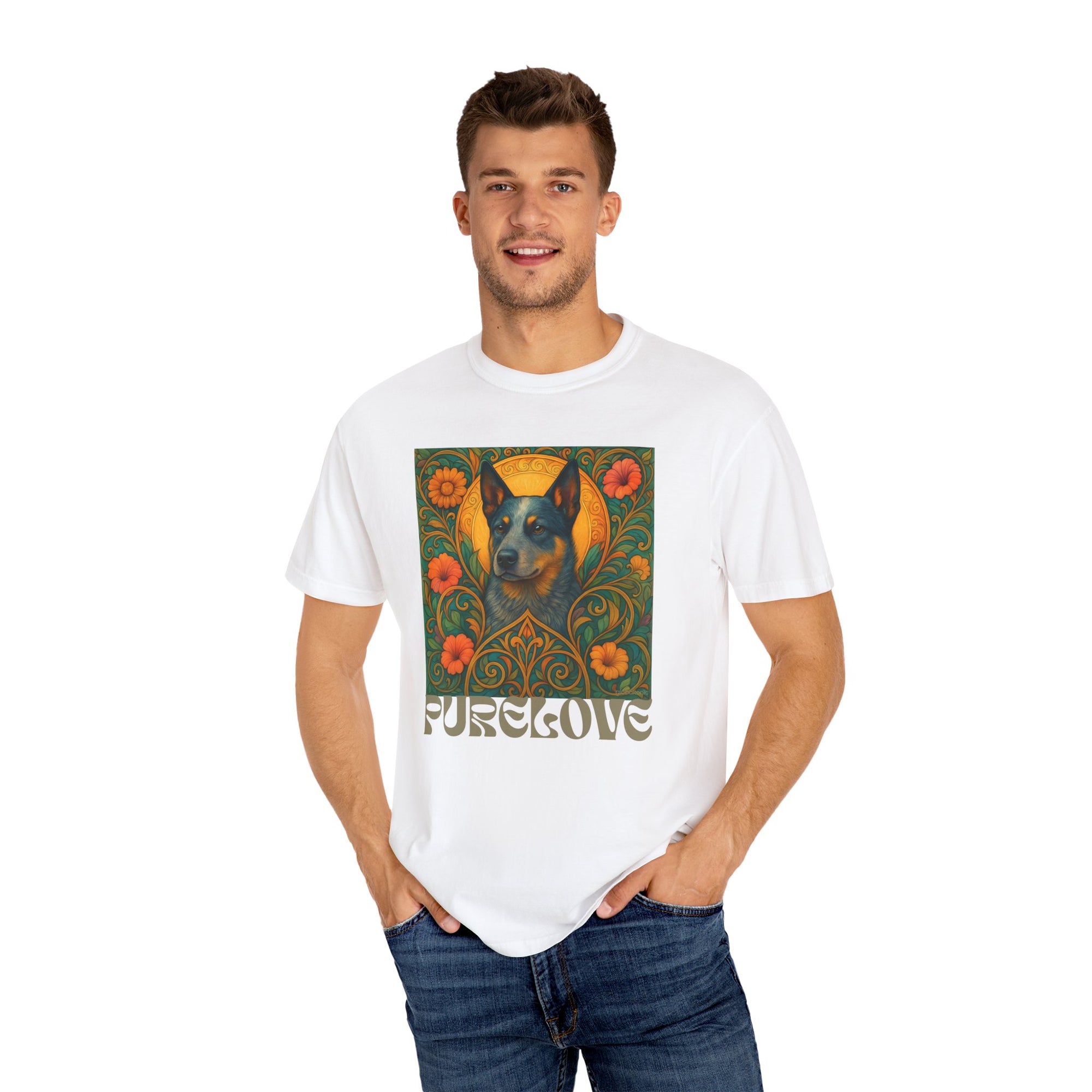 Australian Blue Heeler Vintage Graphic T-Shirt – Unisex Cotton Tee for Dog Lovers