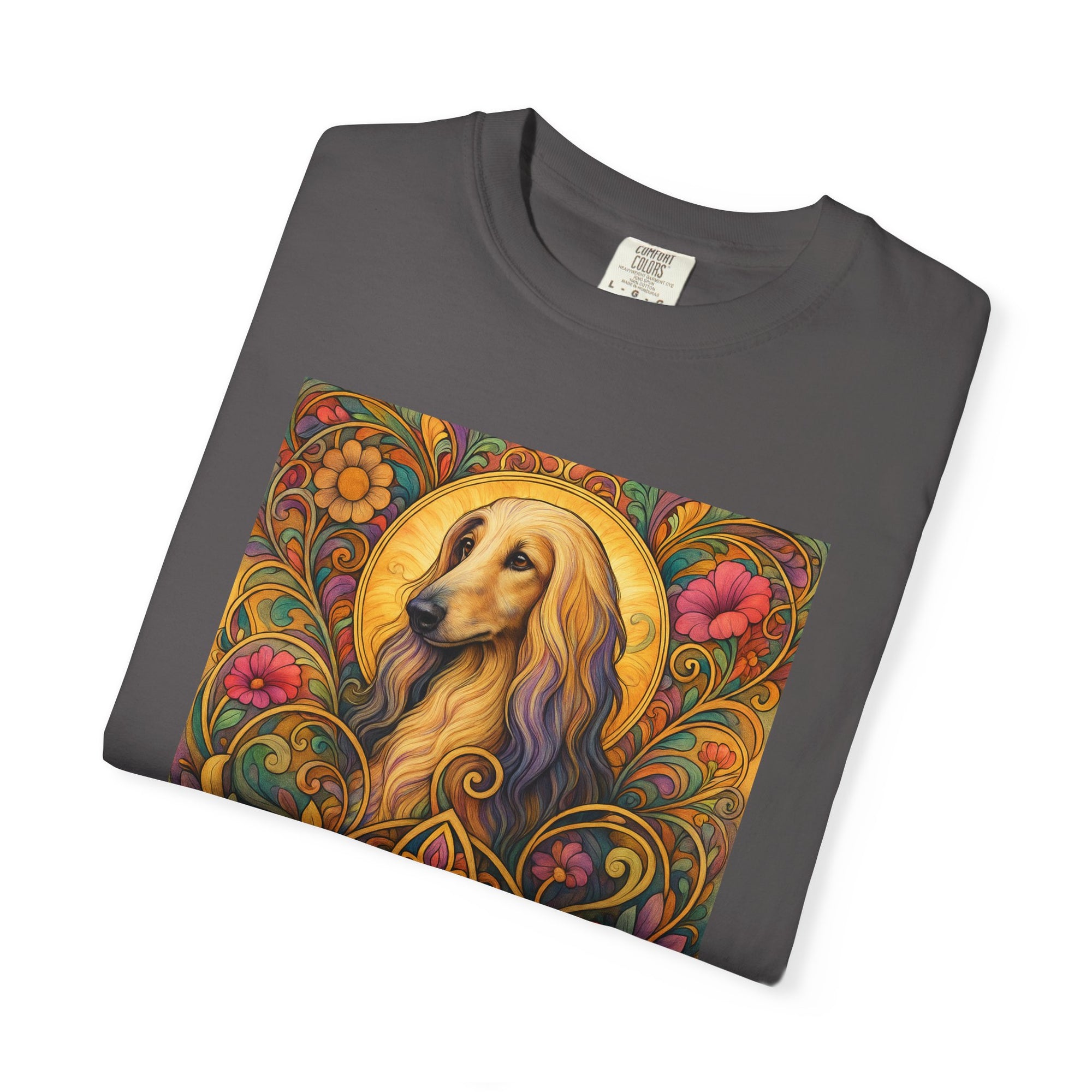 Afghan Vintage Graphic T-Shirt – Unisex Cotton Tee for Dog Lovers